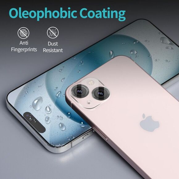 Pehael [2+2 Pack] iPhone 15 Privacy Screen Protector with Camera Lens Protector - Picture 8 of 9